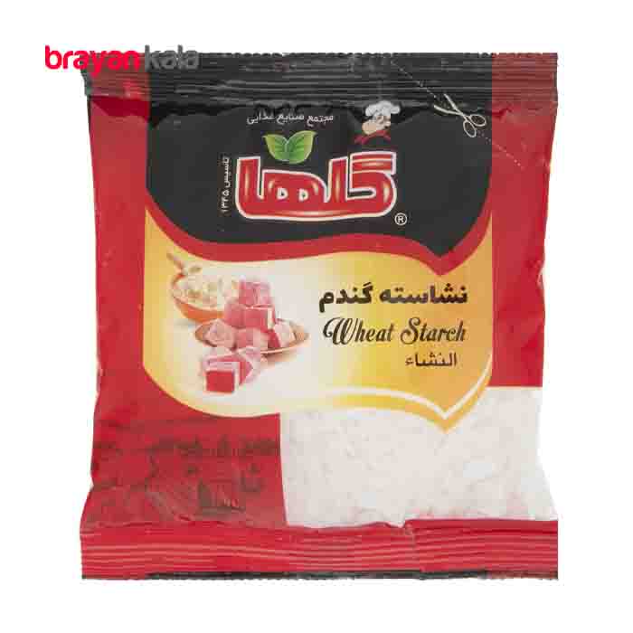 عکس اصلی نشاسته گندم گلها مقدار 150گرمی